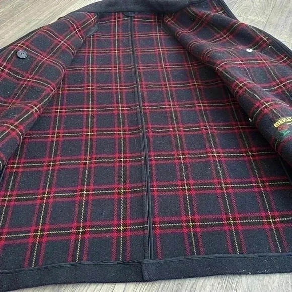 🔥Merlet Original Tiroler Loden🔥 | Vintage 100% wool black coat made in Italy - Picture 8 of 11